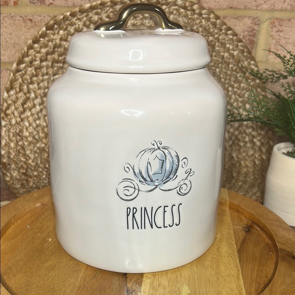 Rae Dunn Chubby Canister Disney Princess Cinderella Cookie Jar